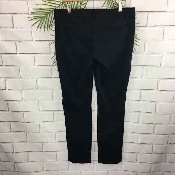 Cabi The Peyton Trouser Size 8 Women's Black Pants Side Stripe 5313 Slim Fit - Picture 6 of 7